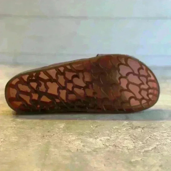 J Crew Slides Women's Cheetah Leopard Animal Print Rubber Sandals Sz 8 - Picture 9 of 9